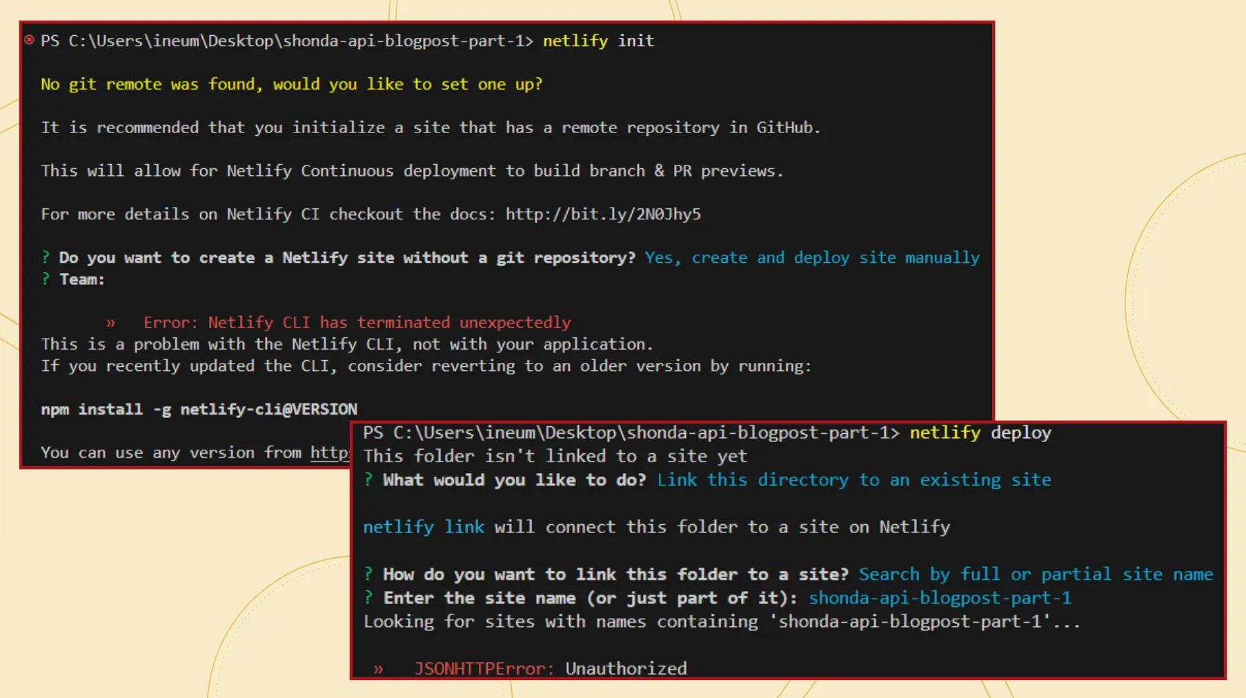 cupofcode-create-js-api-netlify-errors