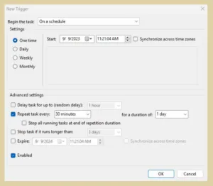 cupofcode_blog_automate_emails_task_scheduler_trigger